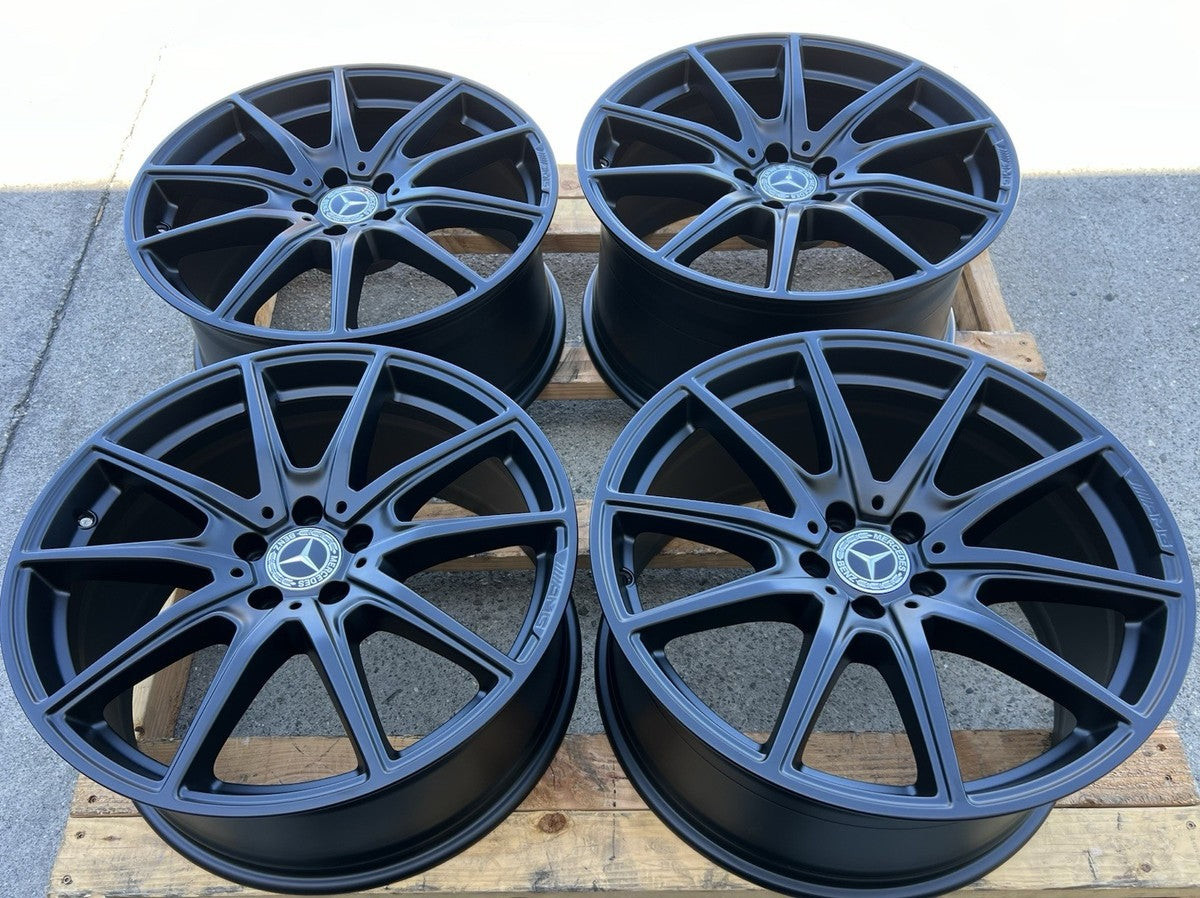 20” OEM Mercedes S Class S550 S560 Black Factory Stock Wheels Rims S63 AMG