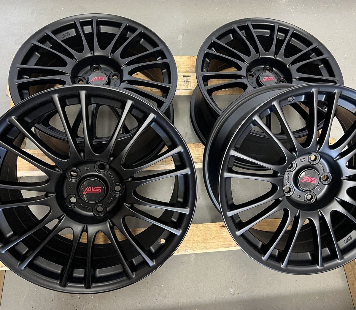 18” OEM Subaru Impreza WRX STI FORGED BBS Black Wheels Rims Factory Stock OEM